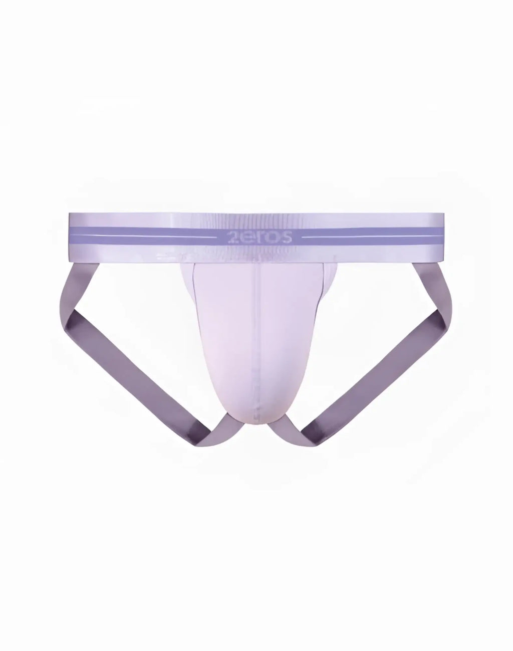 Aeros u90 athena jockstraps underwear in pastel lilac lavender and gray with supportive contoured athletic design