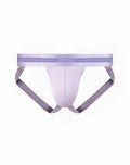 Aeros u90 athena jockstraps underwear in pastel lilac lavender and gray with supportive contoured athletic design