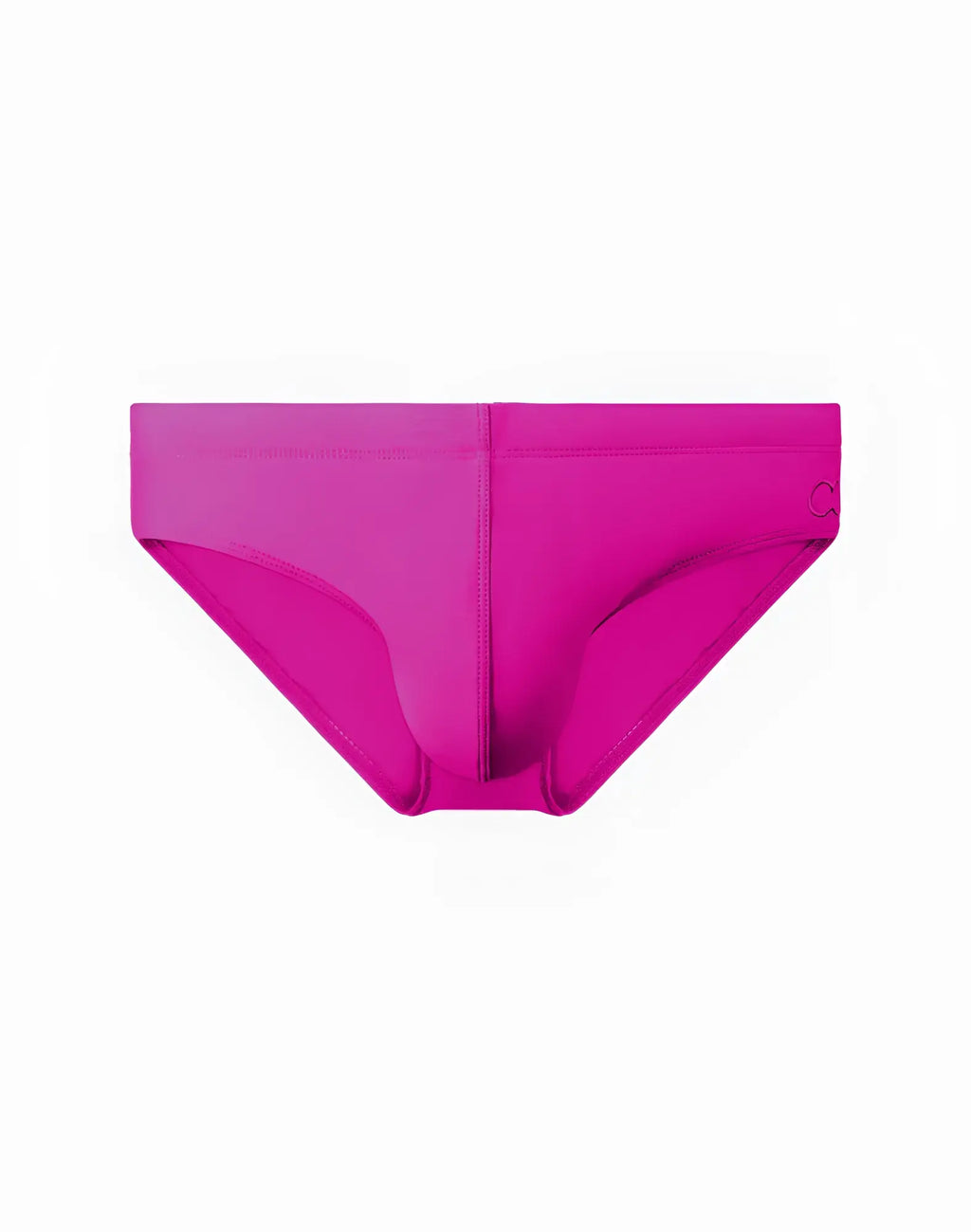 Vibrant fuchsia red 2eros v10 core series 2 swim trunks with sleek form-fitting design and subtle stitching details