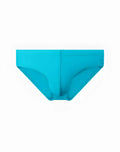 Bright turquoise 2EROS V10 Core Series 2 swimwear featuring sleek minimalist design and subtle stitching details