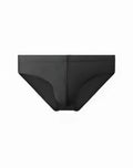 Black swim trunks 2EROS V10 core series 2 in midnight grey with sleek minimalist design and subtle stitching details