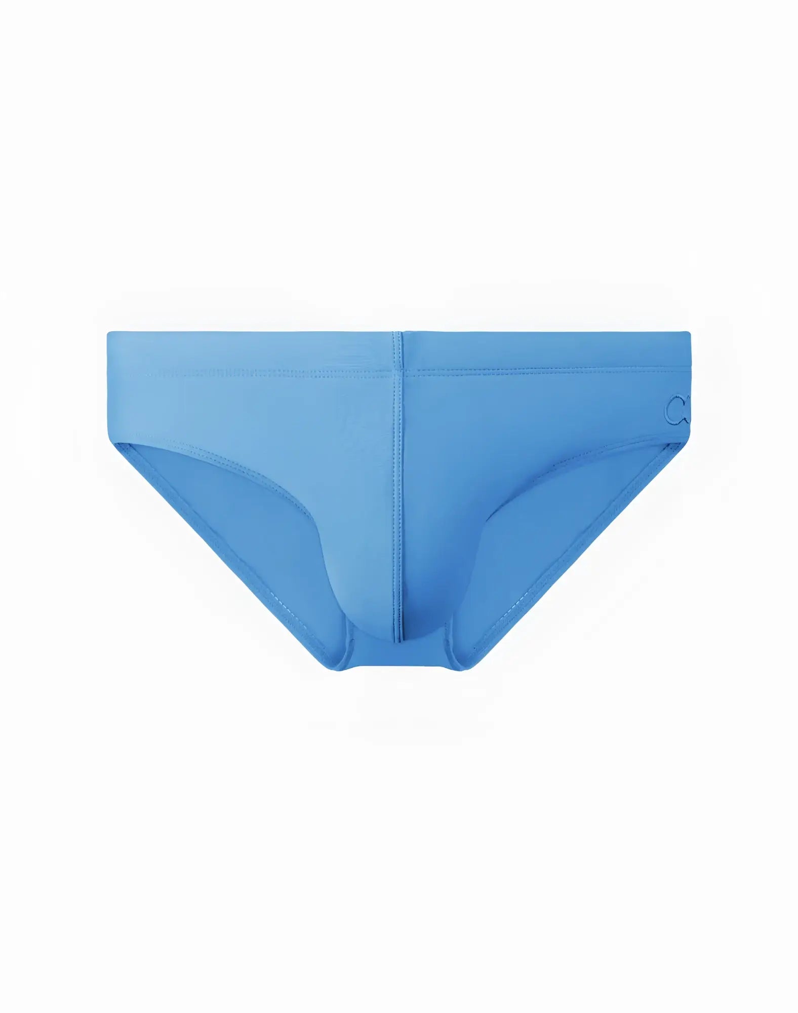 Light blue 2EROS V10 Core Swim swim trunks with sleek form-fitting design and subtle stitching details