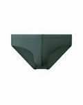 Dark green 2eros V10 core swimwear men’s swim trunks with sleek minimalist design and subtle stitching details