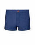 Navy 2EROS V60 Bondi Series 2 swim trunks with gold-toned button and subtle side logo designed for swimming