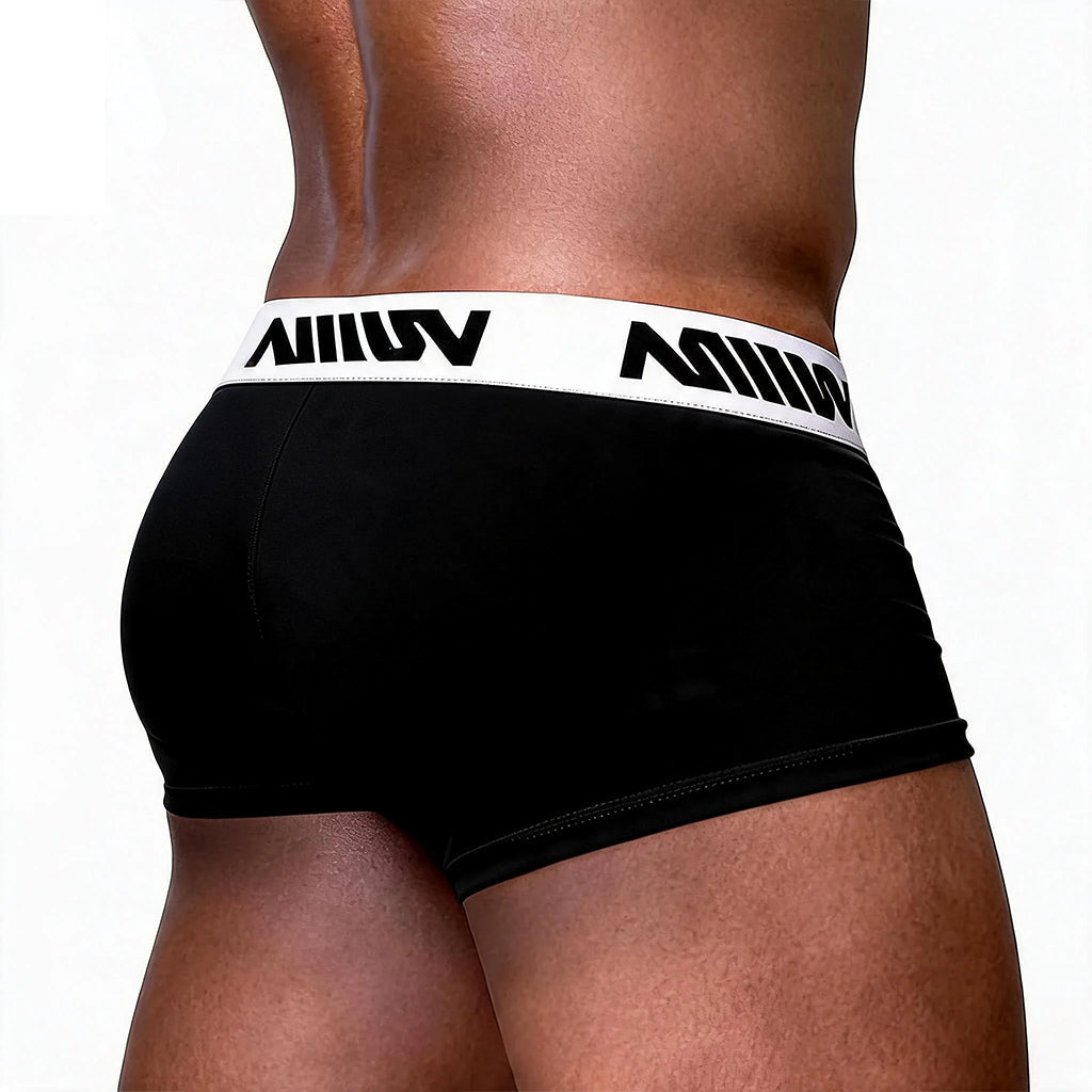 MetroMaleWear (M2W) Men's Gavio Trunk Black 3113-51