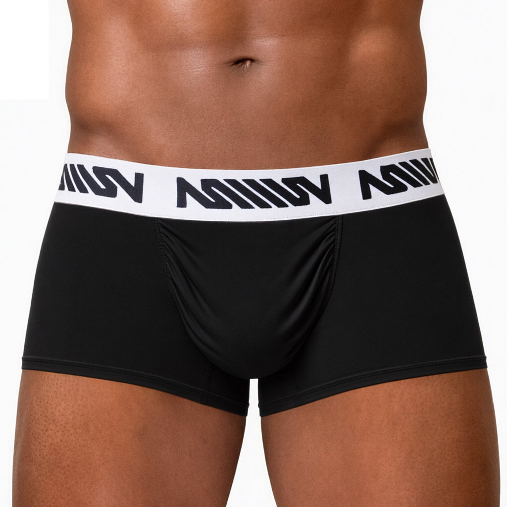 MetroMaleWear (M2W) Men's Gavio Trunk Black 3113-51