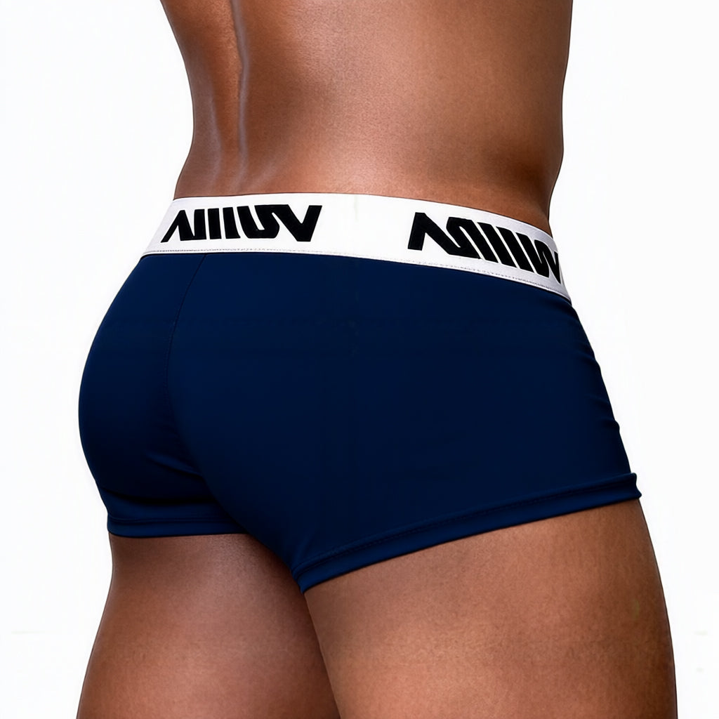 MetroMaleWear (M2W) Men's Gavio Trunk Dark Blue 3113-53