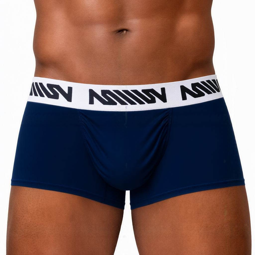 MetroMaleWear (M2W) Men's Gavio Trunk Dark Blue 3113-53