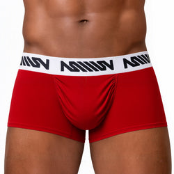 MetroMaleWear (M2W) Men's Gavio Trunk Red 3113-54