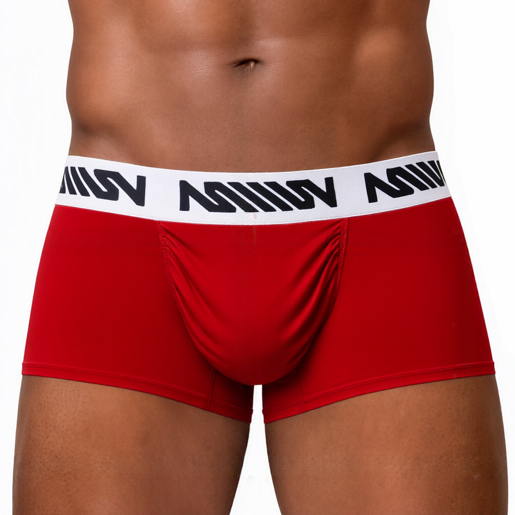 MetroMaleWear (M2W) Men's Gavio Trunk Red 3113-54