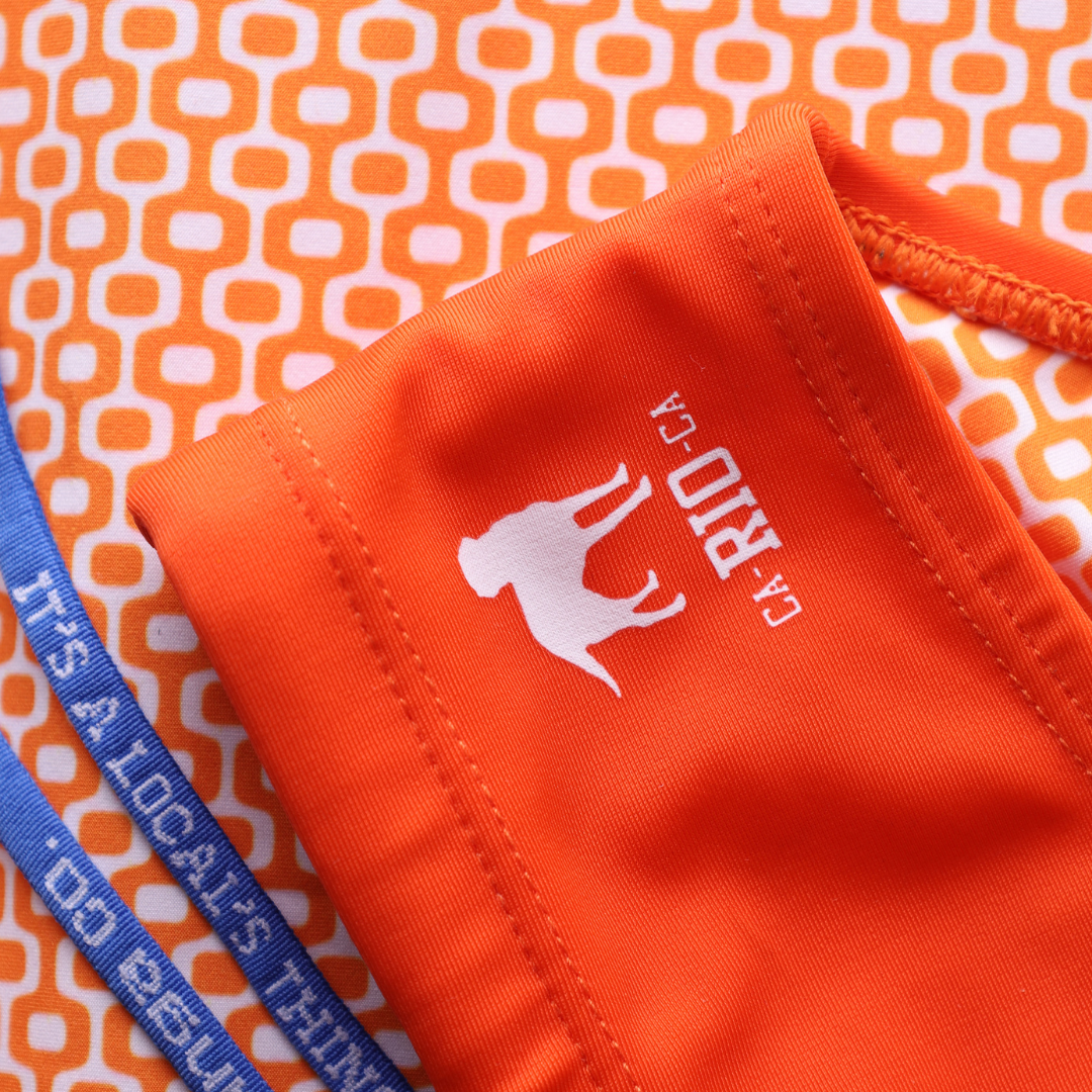 CA-RIO-CA Tangerine solids Men's Swimming Sunga - Beachwear for Men