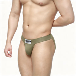 MetroMaleWear (M2W) Men's Deseo Bikini Drak Green 3304-26