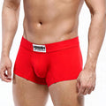 MetroMaleWear (M2W) Men's Deseo Boxer Red 3323-12