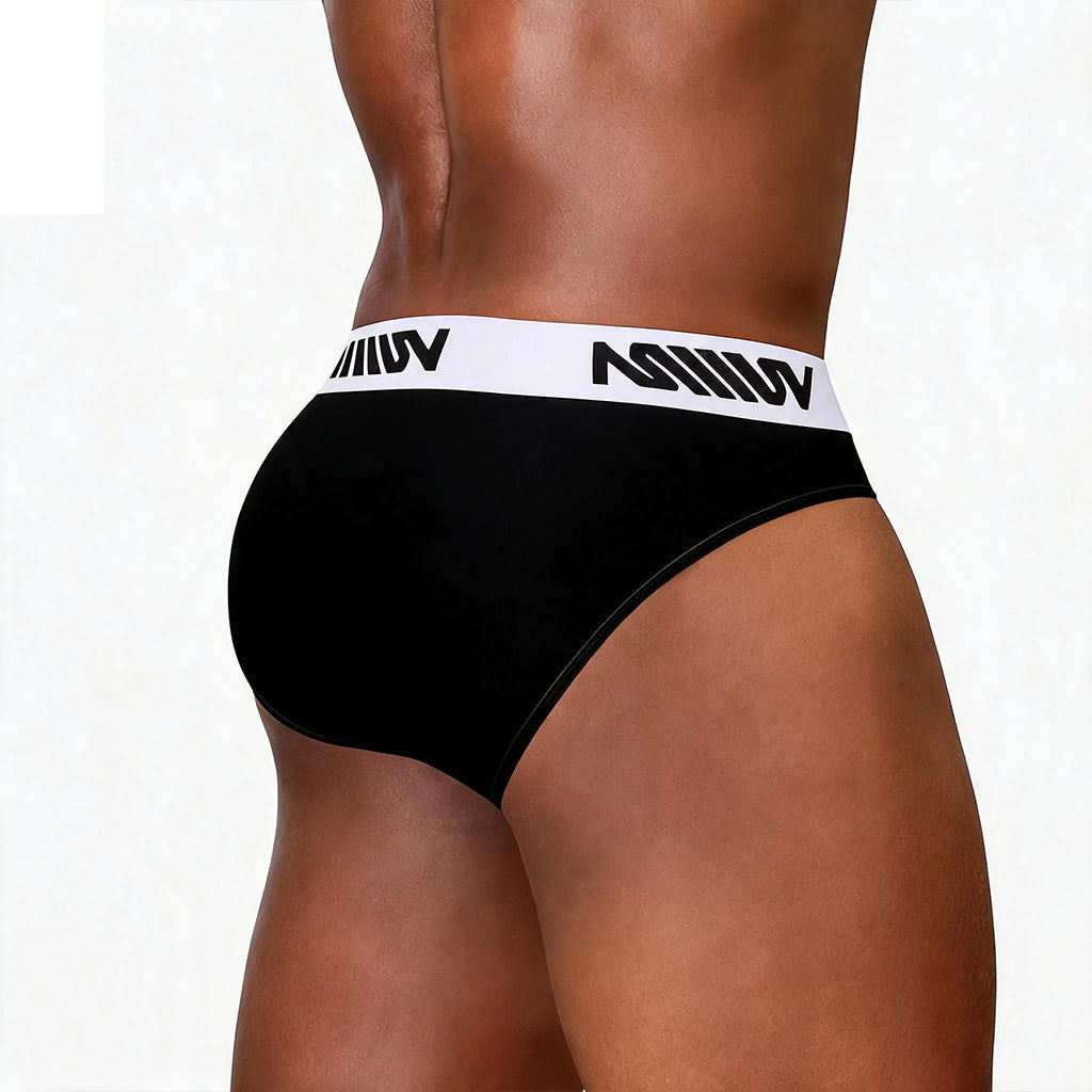 MetroMaleWear (M2W) Men's Gavio Brief Black 3506-51