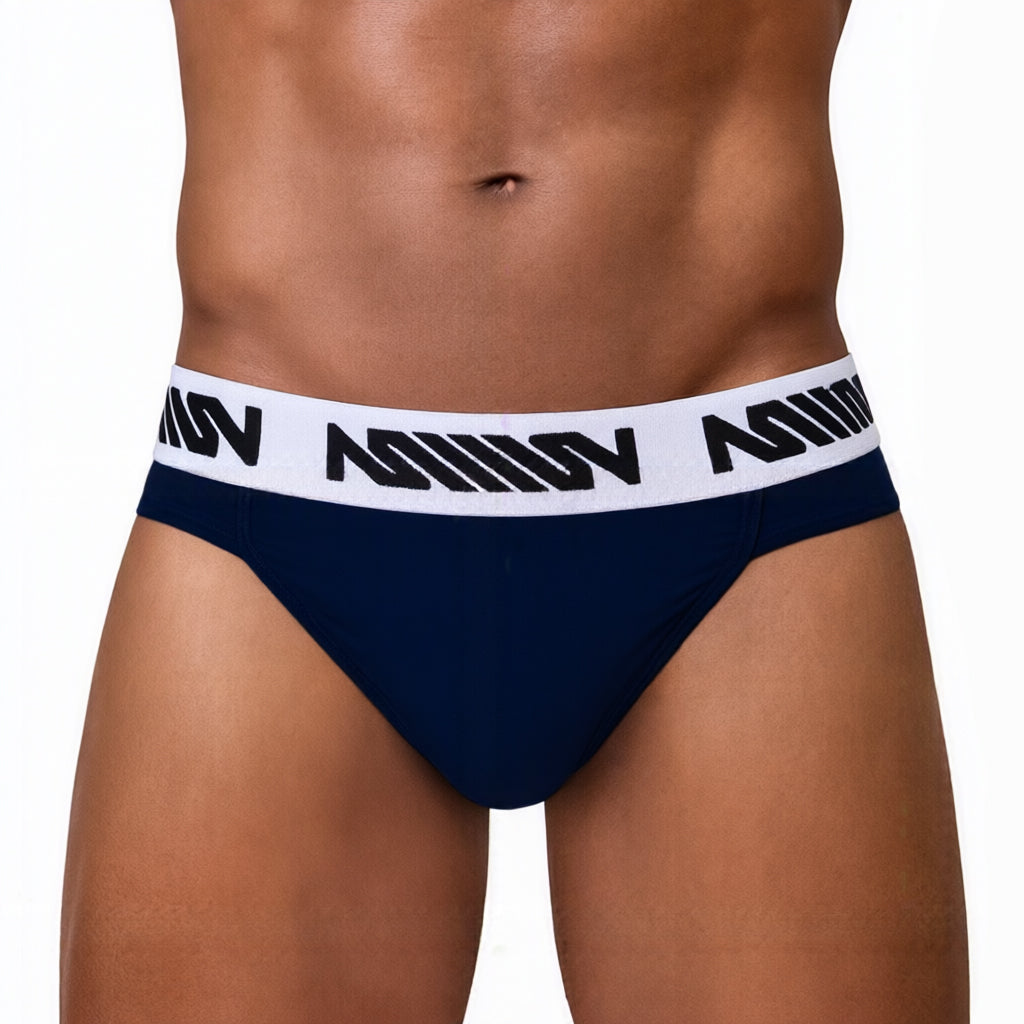 MetroMaleWear (M2W) Men's Gavio Brief Dark Blue 3506-53