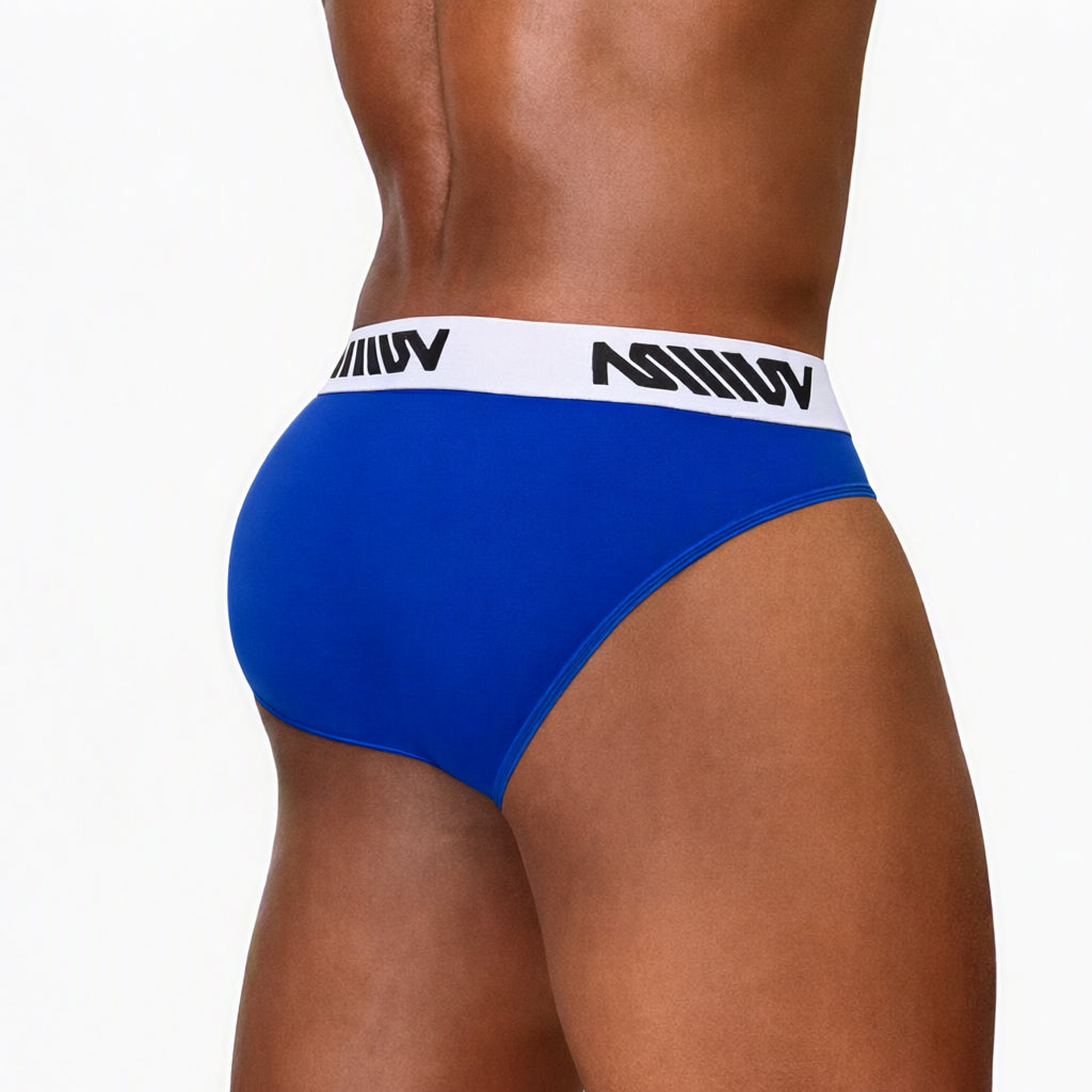 MetroMaleWear (M2W) Men's Gavio Brief Royal Blue 3506-55