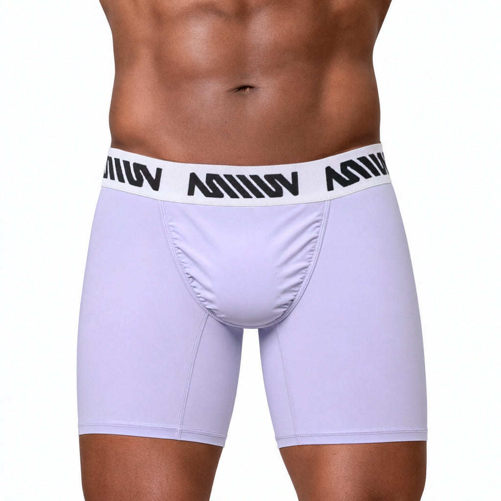 MetroMaleWear (M2W) Men's Gavio Boxer Brief Lavender 3515-50
