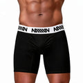 MetroMaleWear (M2W) Men's Gavio Boxer Brief Black 3515-51