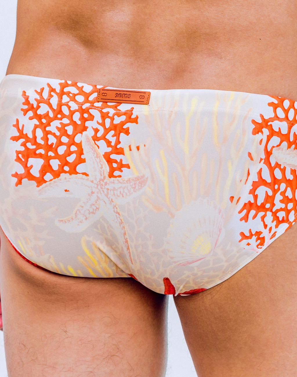 2EROS V10 Print Swim Brief - Starscape Beige