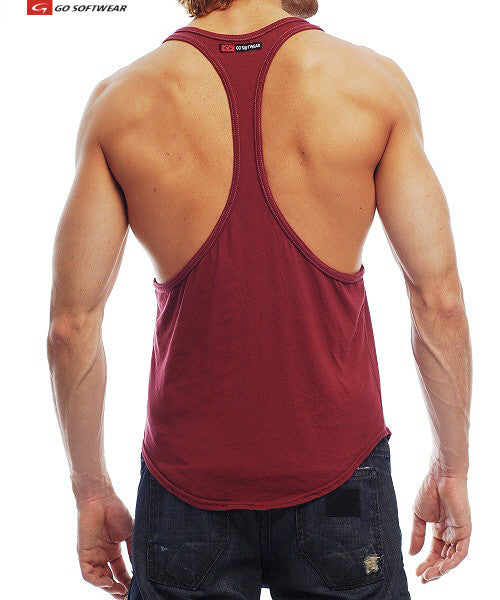 Go Softwear 4645A Men's Muscle Tank - Cardinal