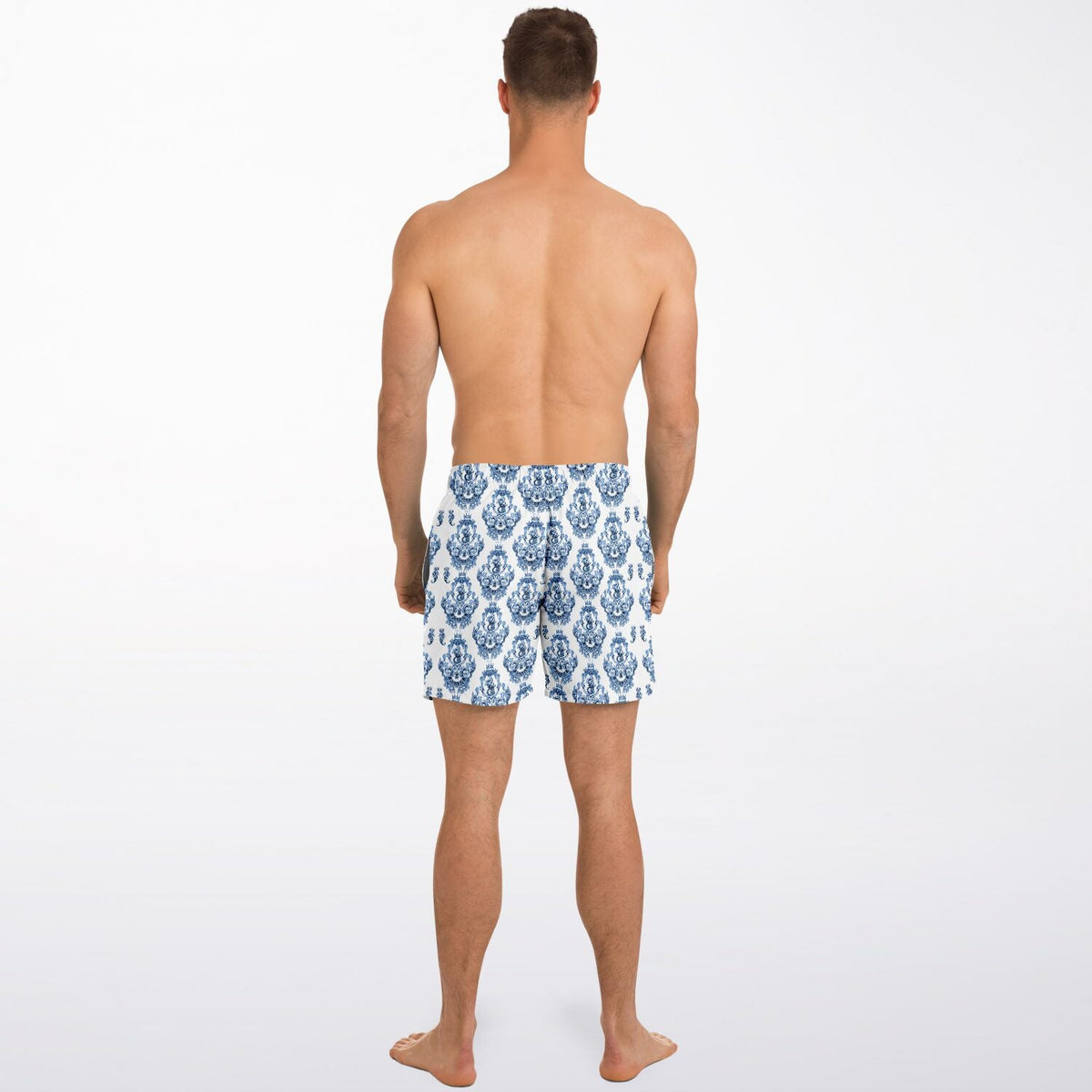 Maris Equi Blue Baroque Men's Swim Shorts