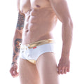 MetroMaleWear (M2W) Men's Swim Brief Golden Dome 4914-71