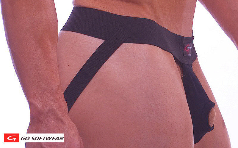 Go Softwear 2069 Men's Suspension Jockstrap - Black