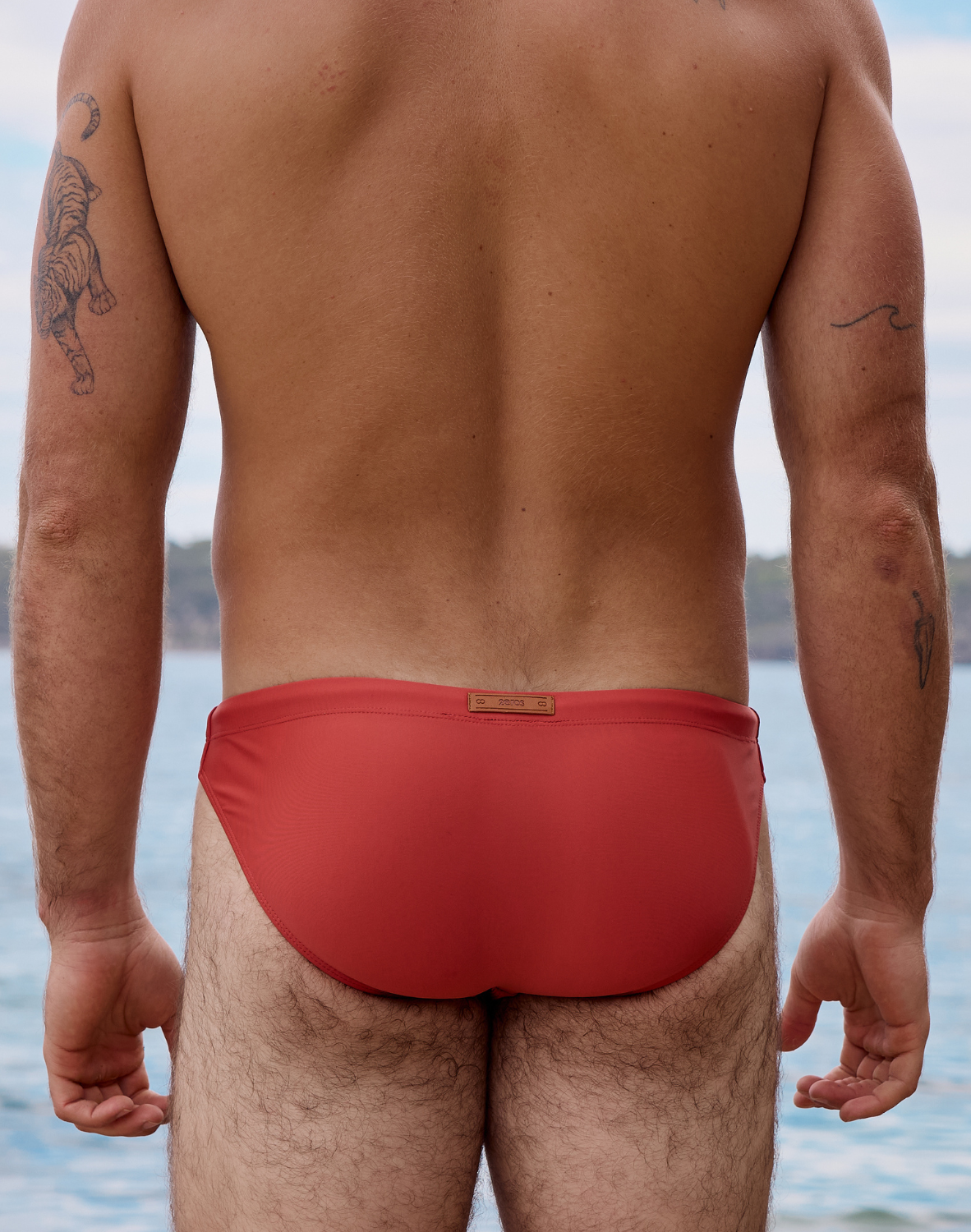 2EROS V20 Core Swim Brief - Rust Orange