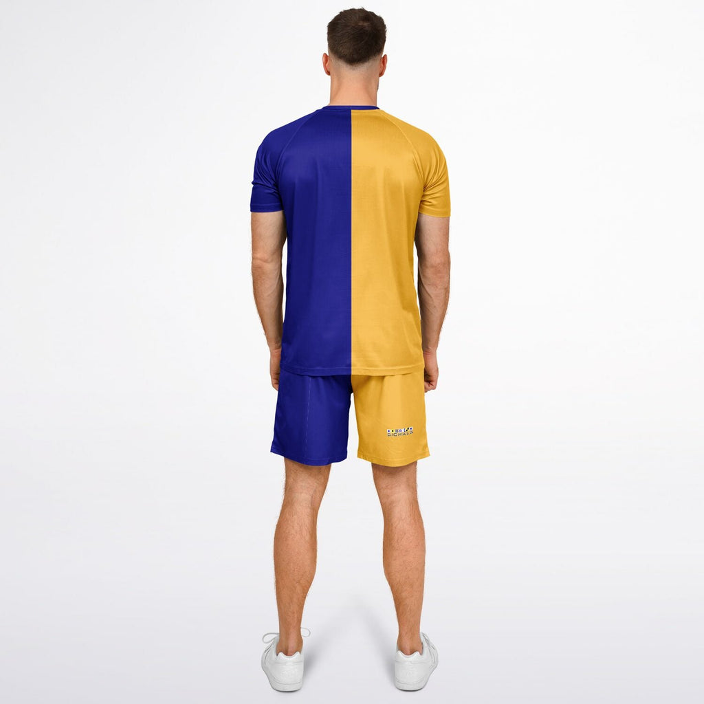 Maris Equi Signals "KILO" Nautical Theme Shorts And Top Set For Men