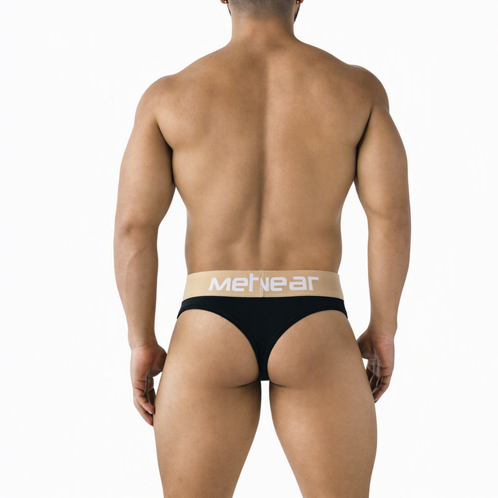 MetroMaleWear (M2W) Men's Principal Thong Black 5012-20