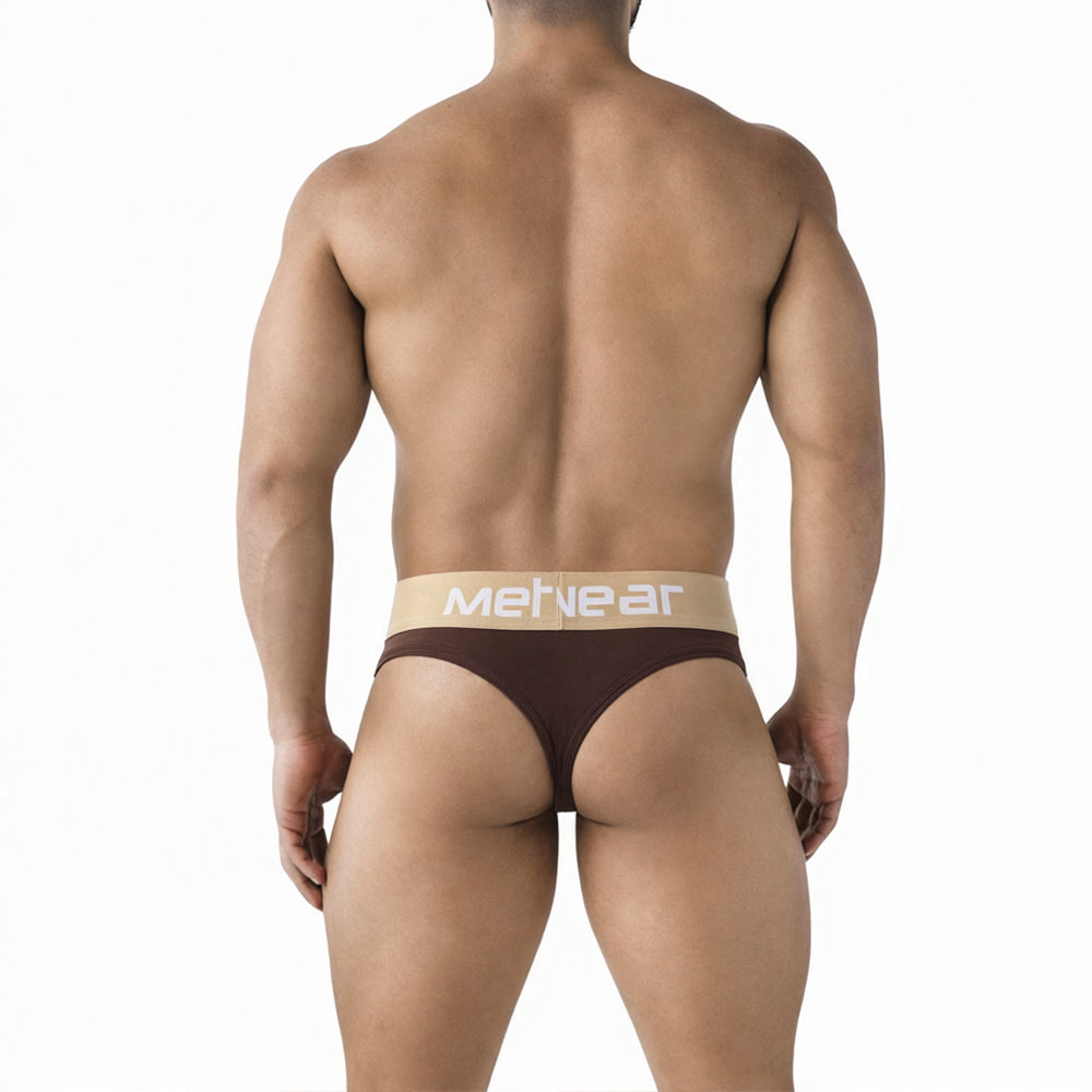 MetroMaleWear (M2W) Men's Chocolate Thong 5012-23
