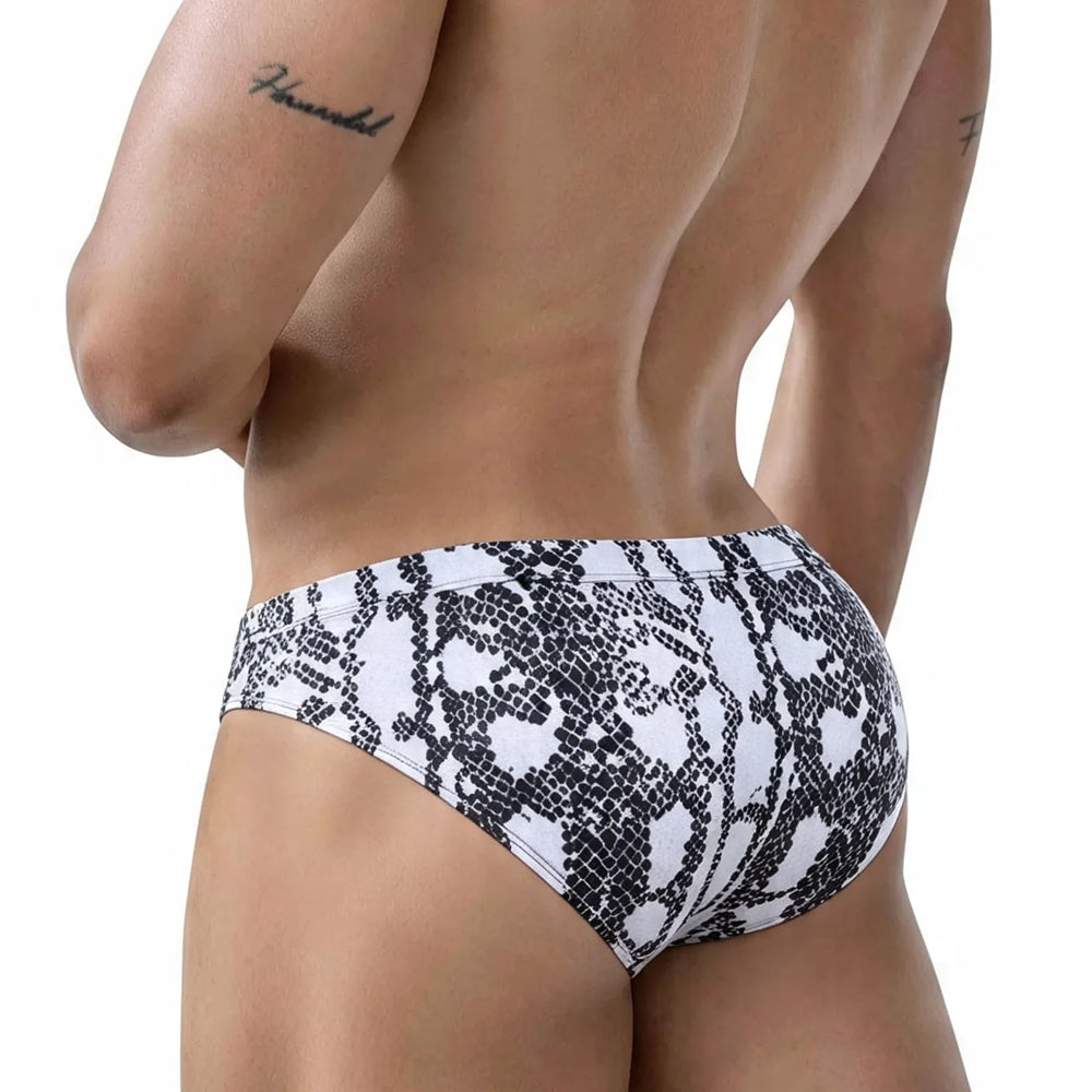 MetroMaleWear (M2W) Men's Snake Skin Bikini 5103-M30
