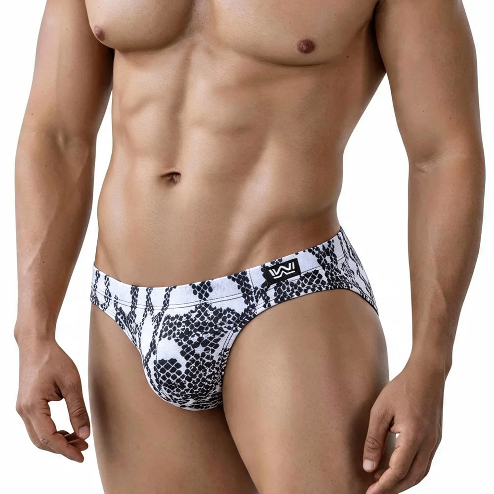 MetroMaleWear (M2W) Men's Snake Skin Bikini 5103-M30