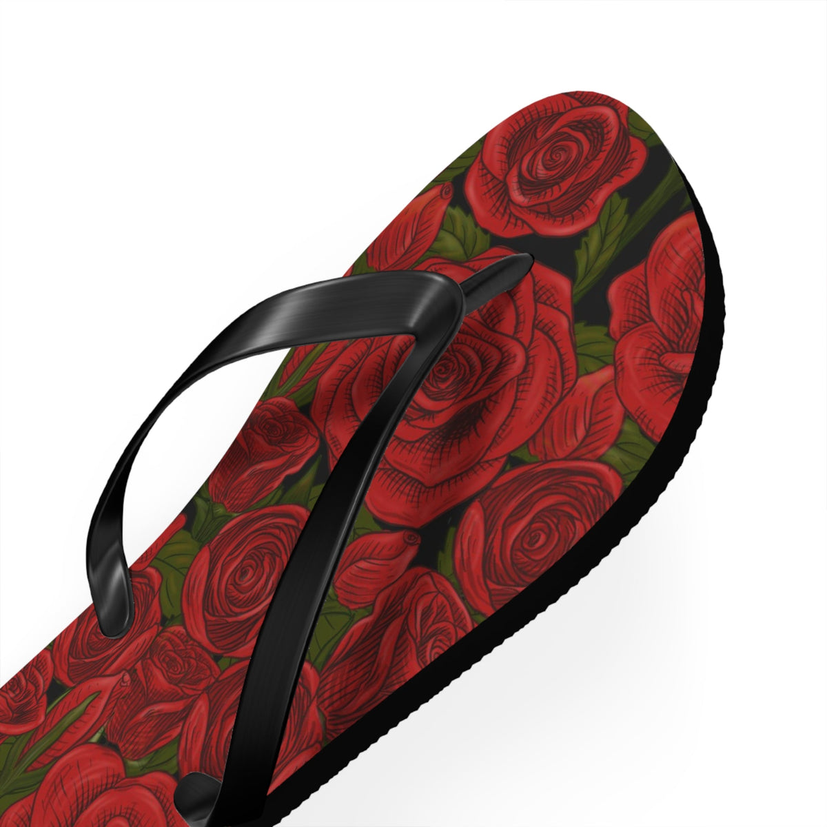 Maris Equi Men's Rozen Red Rose Flip-Flops