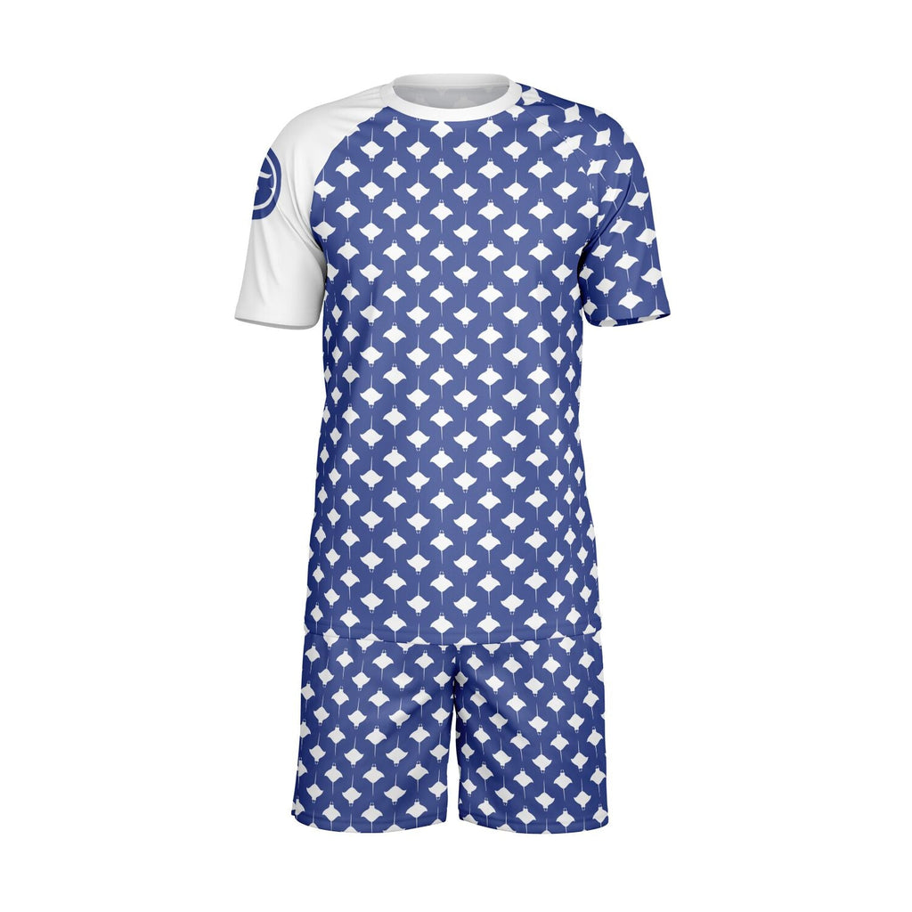 Maris Equi Manta Ray Print Top and Shorts For Men