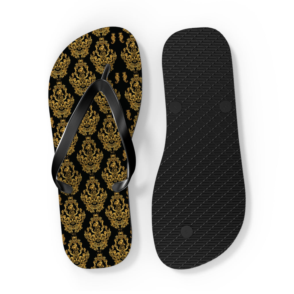 Maris Equi Men's Gold Baroque Flip-Flops