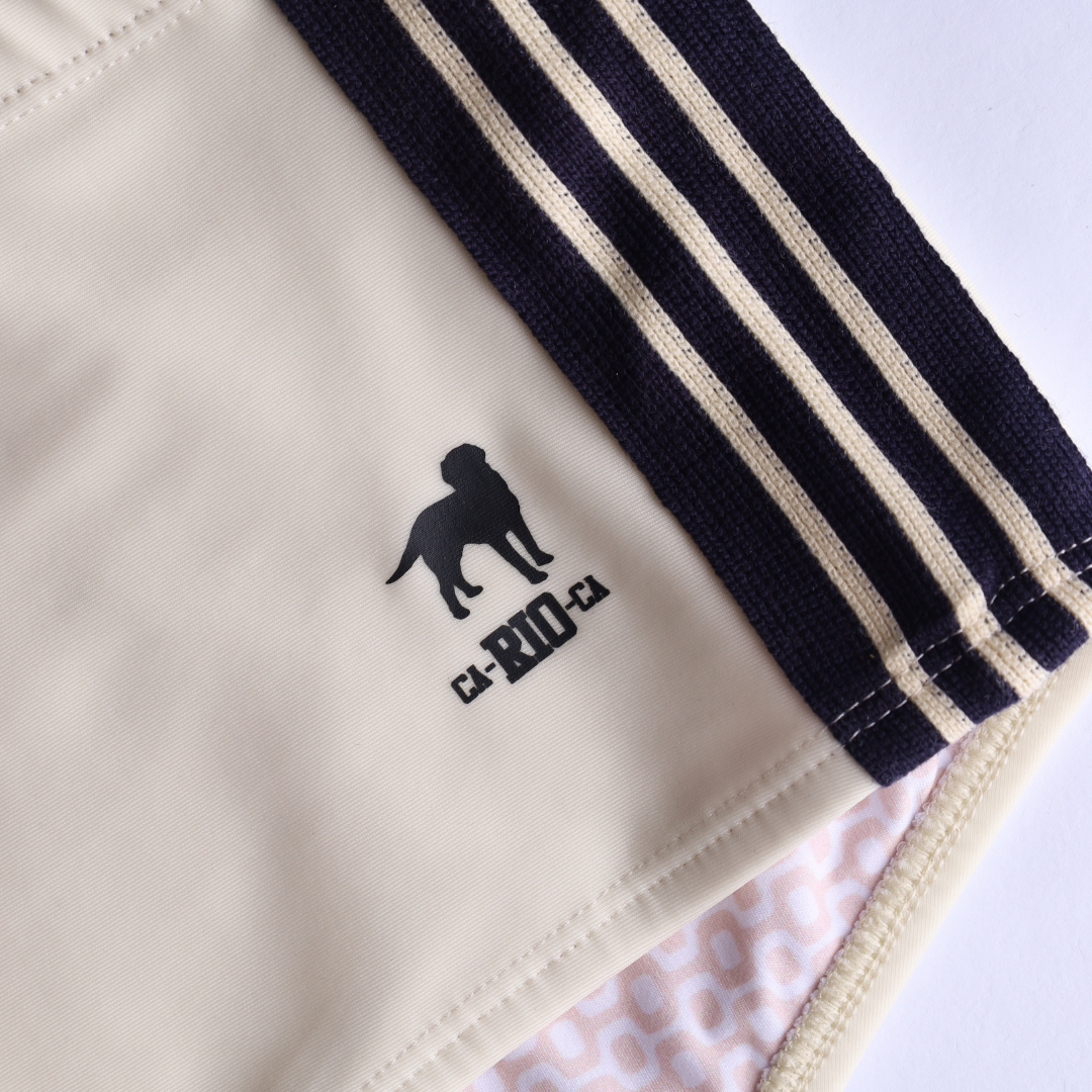 CA-RIO-CA Creme Sunga - Designer Swim Shorts