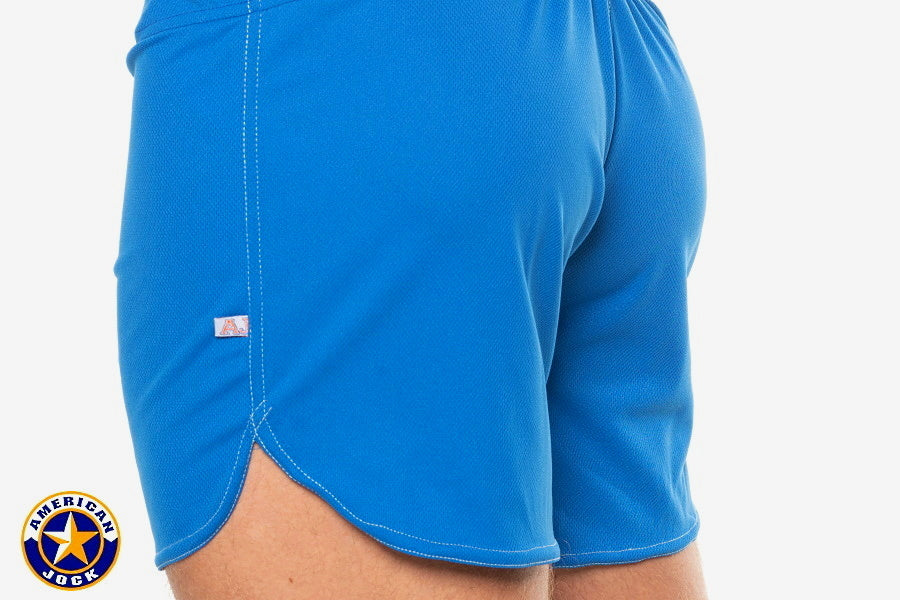 AMERICAN JOCK 8359 Men's 11" Workout Short w/Built-In Jockstrap - Cobalt Blue