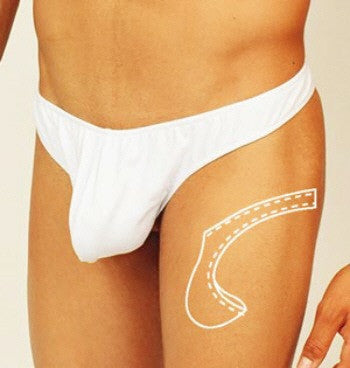Go Softwear 2076 Men's Backless Thong - Black