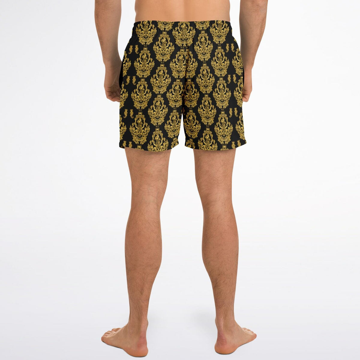 Maris Equi Gold Baroque Men's Swim Shorts