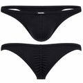 MetroMaleWear (M2W) Men's Fantasy Bikini Black Tulle 6116-50