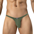 MetroMaleWear (M2W) Men's Sythia Thong Green 6122-26