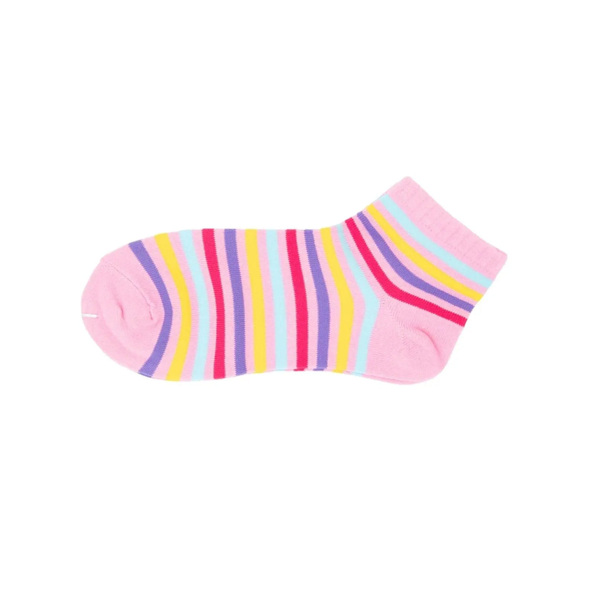 4 Pack Women Stripe Ankle Colorful Casual Cotton Creative Socks Size 2-8