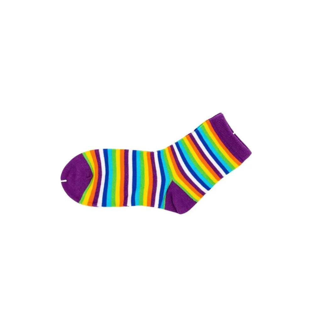 Rainbow Women`s Stripe Crew Socks Gift Box