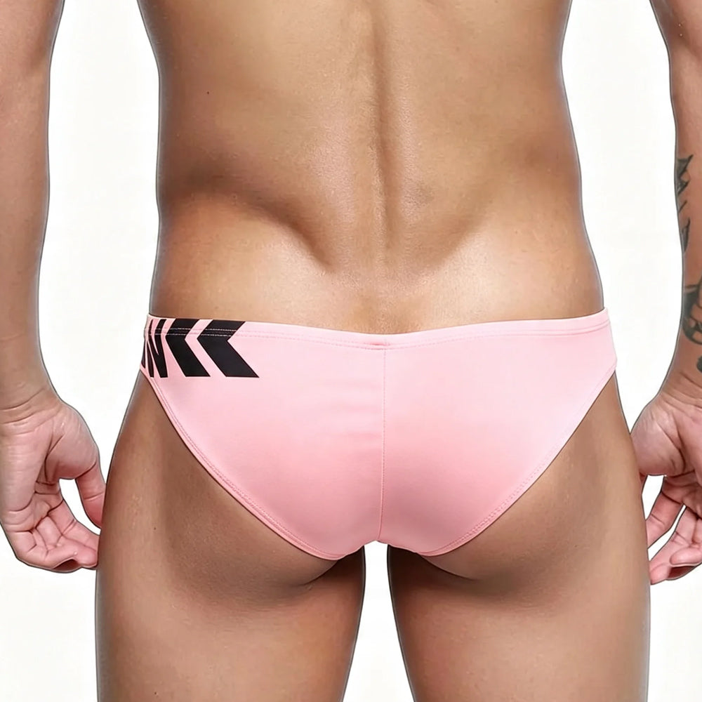 MetroMaleWear (M2W) Men's Revolucion Bikini Pink 6605-02