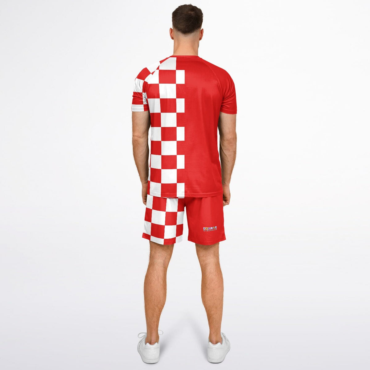 Maris Equi Men's Signals "DANGER" Nautical Signal Flag Inspired Shorts And Top Set
