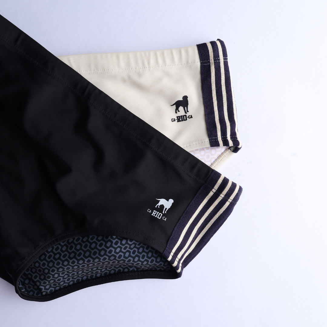 CA-RIO-CA Preto Sunga - Designer Swim Shorts