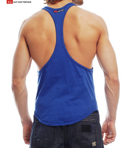 Go Softwear 4645A Men's Muscle Tank - Cadet Blue