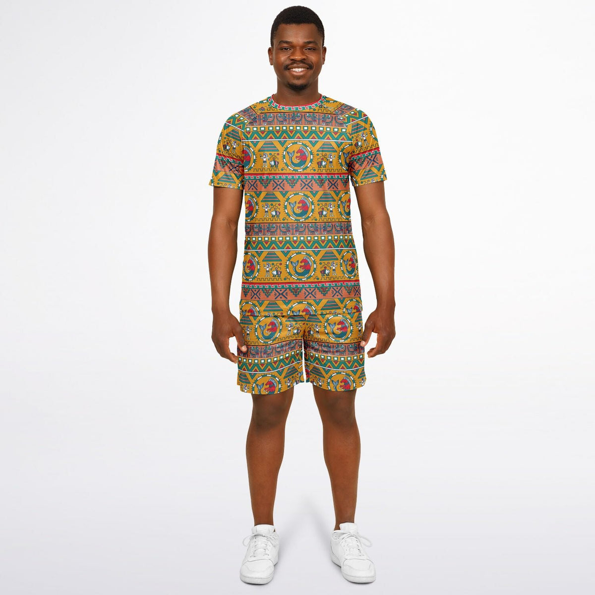 Maris Equi Aztec Shorts And Top Set For Men
