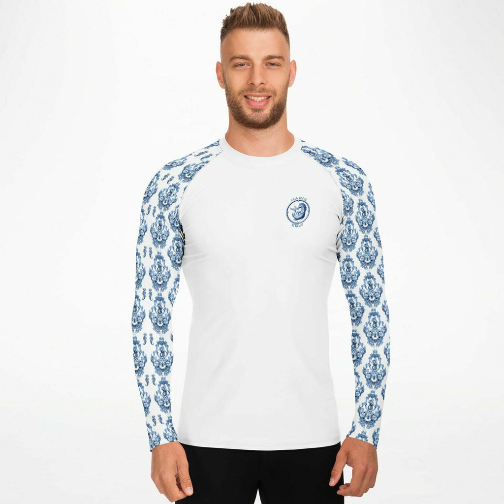 Maris Equi Men's Blue Baroque Rashguard
